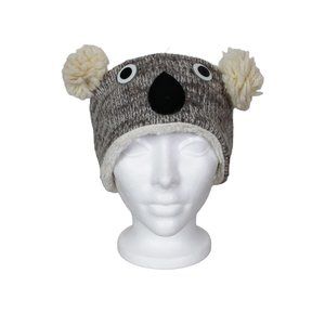 Knitwits Koala Wool Knit Sherpa-lined Adjustable Headband